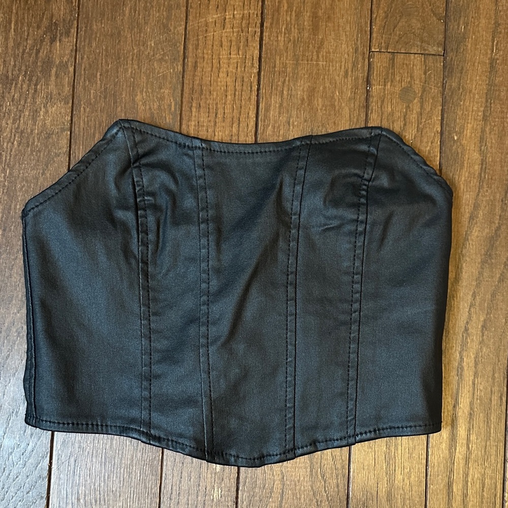 Woman’s Black Corset Top